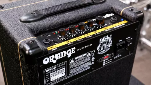 Orange Amplifiers - Crush Bass 25 - 25W Bass Guitar Combo - Black 2